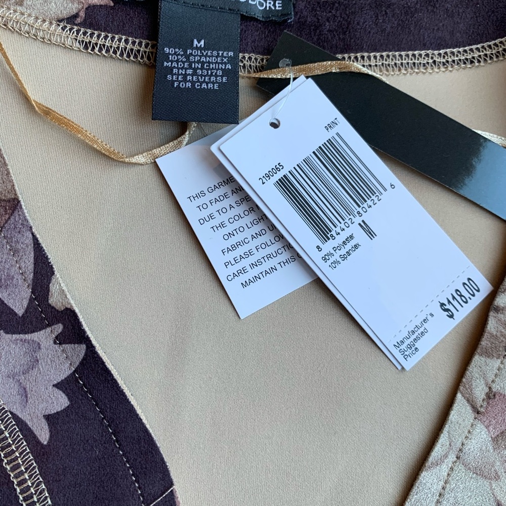 Chelsea & Theodore Printed Faux Suede Jacket - Picture 6 of 6